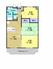 Ciruela須屋の間取り画像