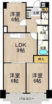 シャトーレイクルイーズの間取り画像
