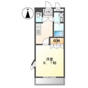 ワンダーハウス Bの間取り画像