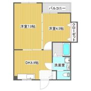 コスタ根岸橋の間取り画像