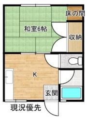 松浦独身アパートⅡの間取り画像