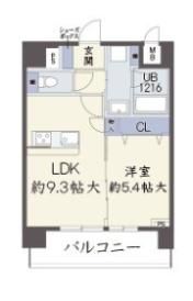 ノブレ梅北の間取り画像