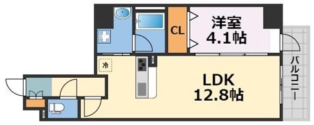 ラフィット松屋町の間取り画像