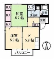 さくら A棟の間取り画像