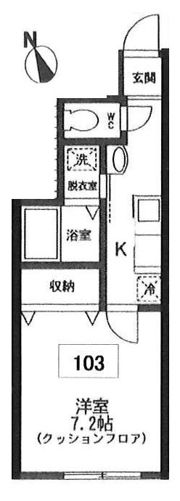 カーサYOTUYAの間取り画像