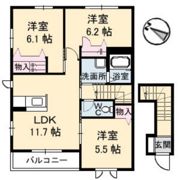 シャーメゾン平和台 A棟の間取り画像