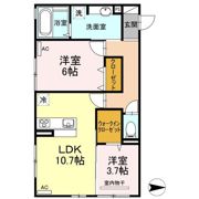 ベルレージュの間取り画像