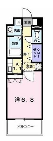 サムティ筥崎宮前の間取り画像