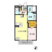 モナリエ中冨居 Aの間取り画像