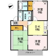 ヴィラクレスト B棟の間取り画像