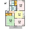ヴィラクレスト B棟の間取り画像