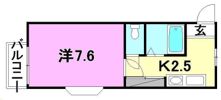 トーヨレジデンスの間取り画像