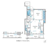 パークアクシス豊洲キャナルの間取り画像
