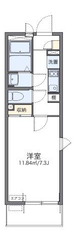レオネクスト江坂ハイツの間取り画像