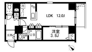 アリカ向島の間取り画像