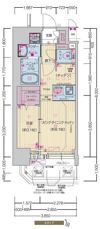 プレサンスNAGOYA覚王山の間取り画像