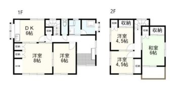 リュウ様上田島町戸建貸家の間取り画像