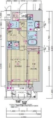 プレサンス今池駅前フェルディノの間取り画像