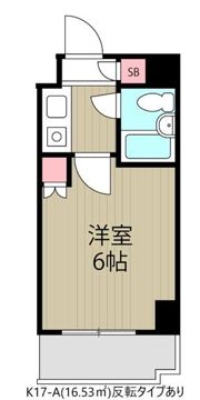 SOCIETY MINAMI－GYOUTOKU（K－017）の間取り画像