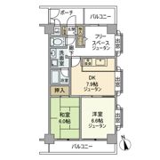 朝日パリオ東青梅の間取り画像