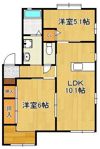 ディアス馬場山Bの間取り画像