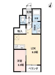 エスリーA棟の間取り画像