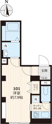 ソレイユ新大橋の間取り画像