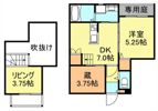 ベルリード苗越の間取り画像