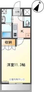 ヴァンルージュの間取り画像