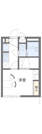 レオパレスPeacefulの間取り画像