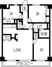 グランドハイリス本山の間取り画像