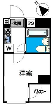 TOP横浜蒔田の間取り画像