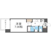 Luxe大阪城南の間取り画像