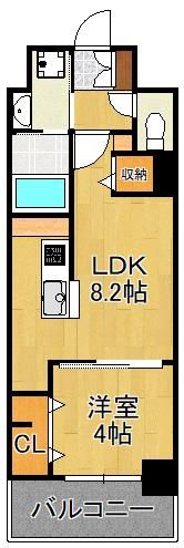 LEGEND紺屋町の間取り画像