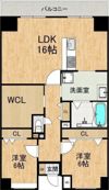 PHOENIX COURT 交野Iの間取り画像