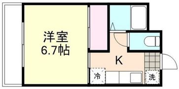 サンリバー南方B棟の間取り画像