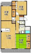 REZIA苅田D棟の間取り画像