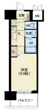 Splendide NAMBAIIIの間取り画像