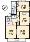 パークメゾン砂田 B棟の間取り画像