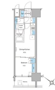 ルフォンプログレ西大井プレミアの間取り画像