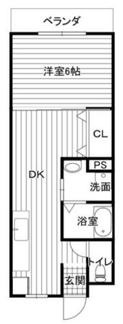 豊南ハイツの間取り画像