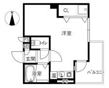 村上フラッツの間取り画像