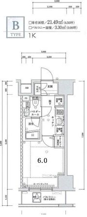 SPATIEXEBEC亀戸の間取り画像