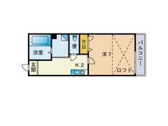 レイクコート坪見の間取り画像