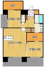 レジェンド黒崎の間取り画像