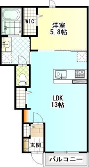 (仮称)堀之内新築アパートの間取り画像