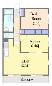 ビューヒルズ東戸塚壱番館の間取り画像