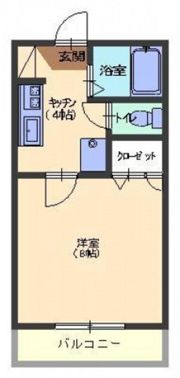 エコーハイツの間取り画像