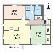 ウエストフィールド B棟の間取り画像