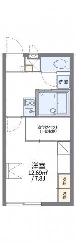 レオパレスTAKAYANAGIの間取り画像